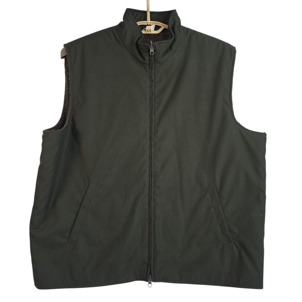 Pendleton Sherpa Lined Vest Mens Size XL Dark Green Pendleton Woolen Mills